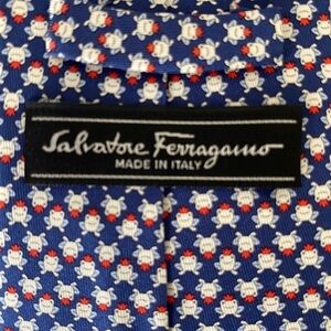 Salvatore Ferragamo silk tie